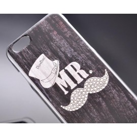 Sweetheart Bling Swarovski Crystal Phone Cases - Mustache