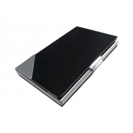 Stainless Steel Business Card Case - Black
