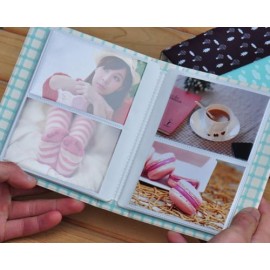 Cow Pattern Mini Book Photo Album for Fujifilm Ins..