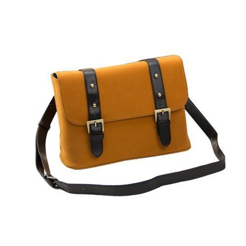 Vintage Leather Shoulder Bag for DSLR SLR Camera - Light Brown