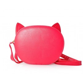 Cute Leather Shoulder Bag for Fujifilm Instax Mini Camera - Magenta