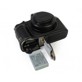 Canon PowerShot G1 X Mark III Genuine Leather Half Camera Case