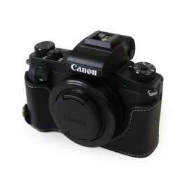 Canon PowerShot G1 X Mark III Genuine Leather Half Camera Case