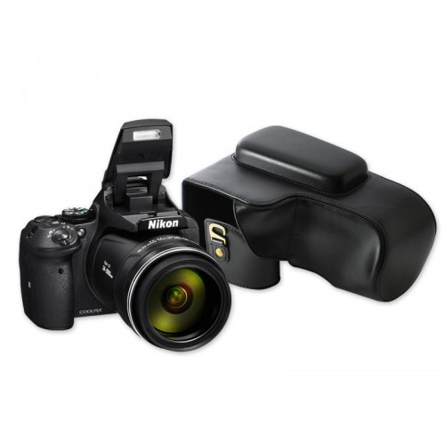 Retro Nikon Coolpix P900 Camera Leather Case