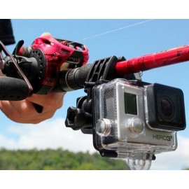 GoPro Sportsman Fishing Rod Gun Rifle Mount for Hero Camera - White